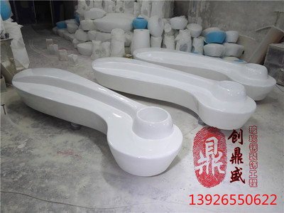 007玻璃钢树池花池座凳