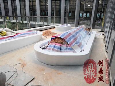 004玻璃钢树池花池座凳