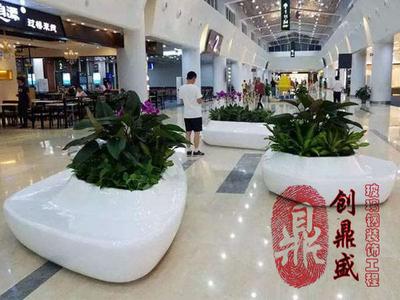 015玻璃钢树池花池座凳