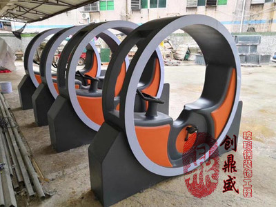 玻璃钢动感单车造型定作