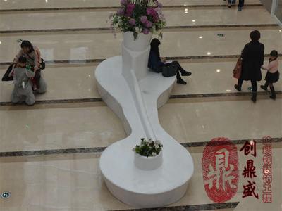 018玻璃钢树池花池座凳