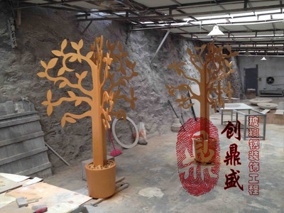 玻璃钢黄金树
