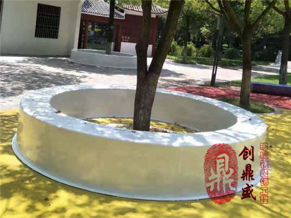 圓形玻璃鋼樹池坐凳