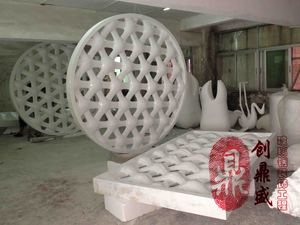 重庆三荣饮食集团圆形镂空装饰工程