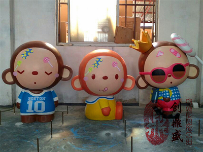 动漫猴雕塑系列